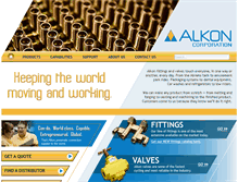 Tablet Screenshot of alkoncorp.com